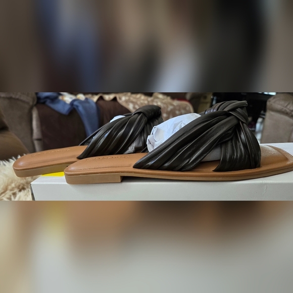 The Drop Women's Ida Bow Flat Sandal Slippers #872, 873 - Picture 3 of 14